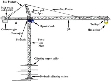 Anatomy of a Tower Crane