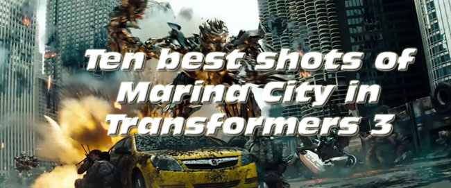 Ten best shots of Marina City in Transformers 3