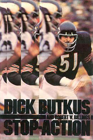 Linebacker Dick Butkus Of The Chicago Bears In Action 1971 OLD